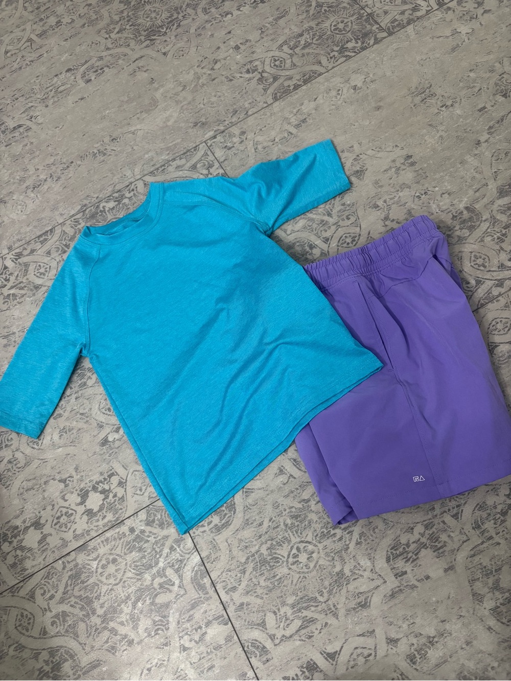 Swimwear Bundle SZ 8 | Free Assembly Swim Trunks + Wonder Nation Rashguard Shirt